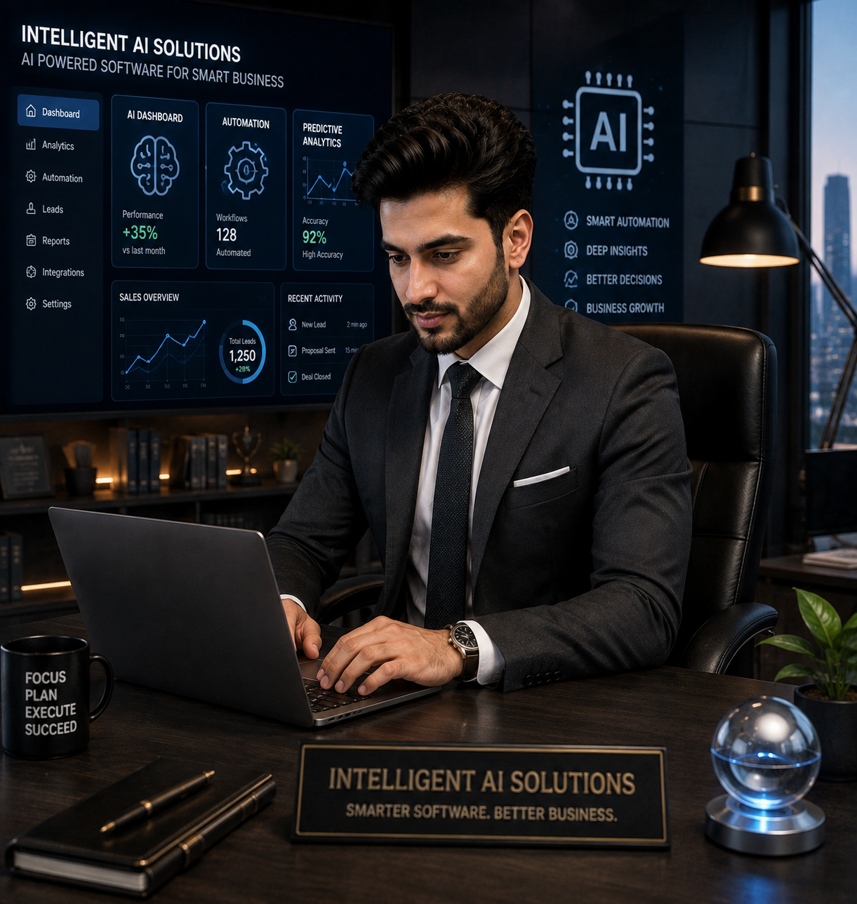Intelligent AI solutions for business automation